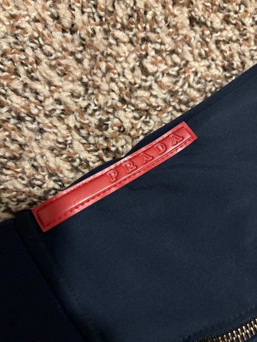 Prada Sport Vintage Colorblock Olympic Track Jacket with Red Logo Tab - Picture 2 of 8
